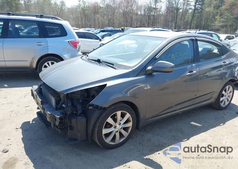 2012 Hyundai Accent Gls from USA, damaged, VIN KMHCU4AE9CU167338